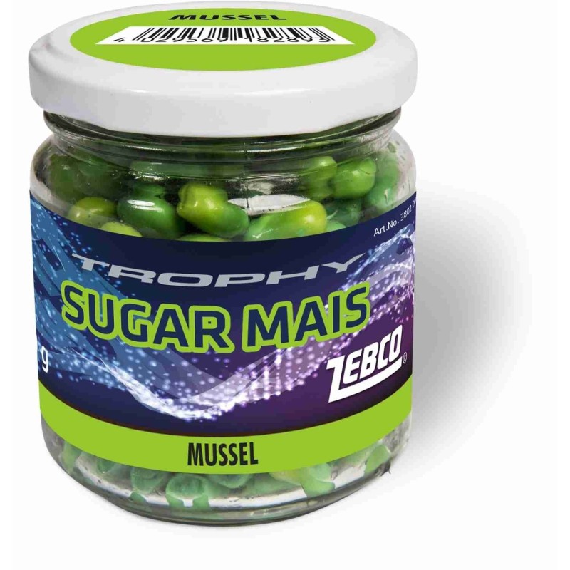 Porumb Zebco Trophy Sugar Mais Green Mussel 125gr