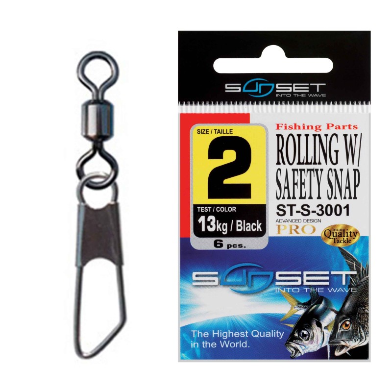 Agrafa Vartej Sunset ST-S-3001 No.10 5kg Rolling Safety Snap