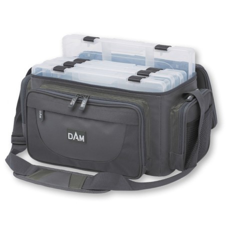 Geanta DAM Intenze Lure Carryall 44x21x24cm cu 3 Cutii