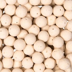 Boilies Browning Mini Boilie pre-drilled white/nature Garlic 10mm