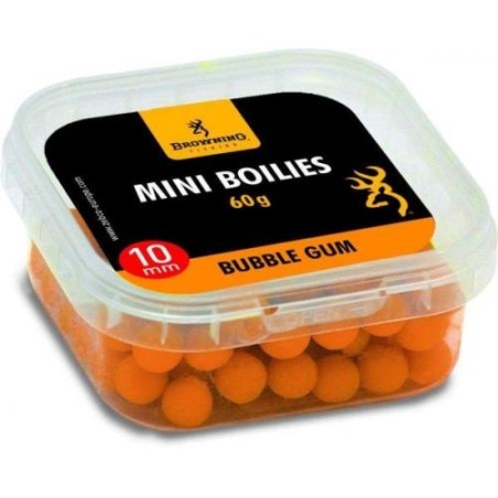 Boilies Browning Mini Boilie pre-drilled orange Bubble Gum 10mm