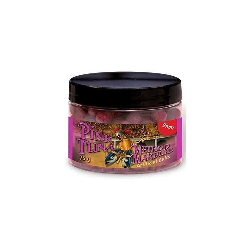 Boilies Radical Method Marbles Pink Tuna 9mm 75g