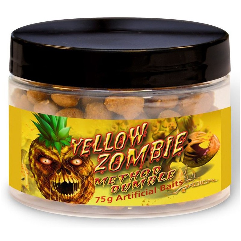 Boilies Radical Method Dumble Yellow Zombie 8mm 75g