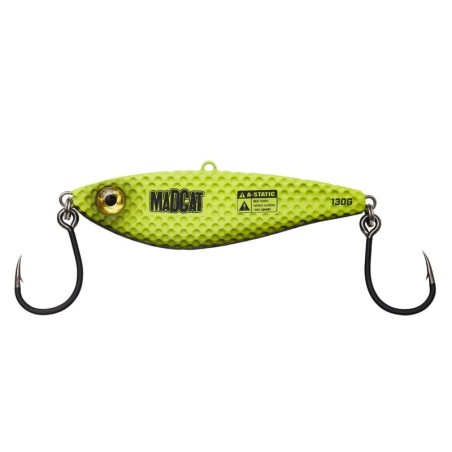 Vertical Jig Madcat Vibratix 130gr 14cm Fluo Yellow UV