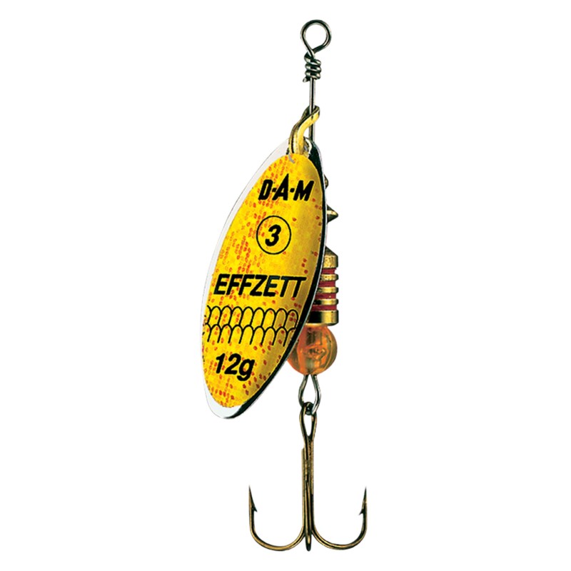 Rotativa 3gr DAM Effzett Predator Gold Glitter