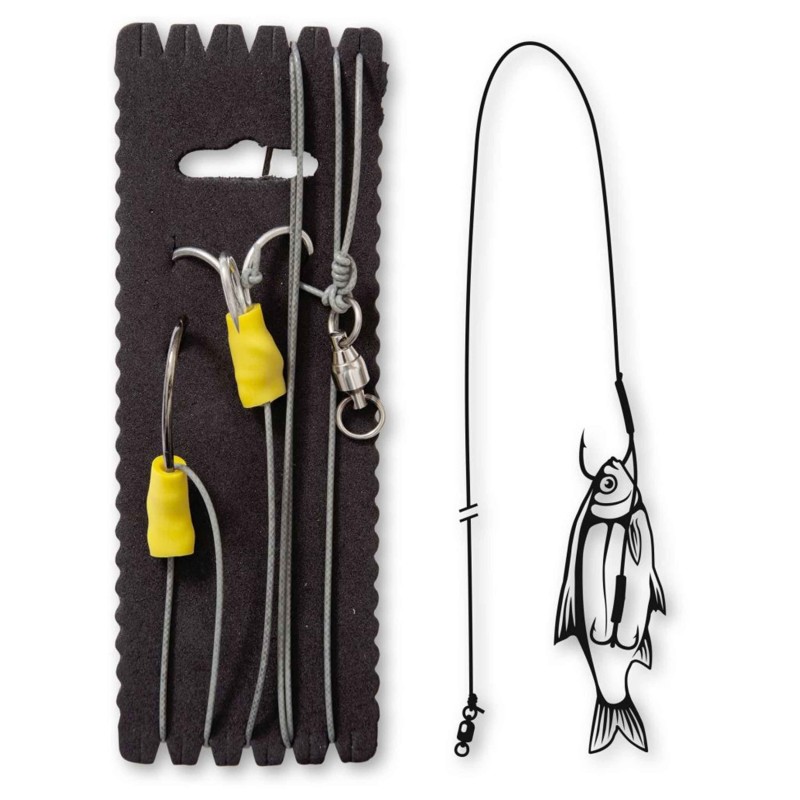 Rig Somn Black Cat 2/0 6/0 Bouy and Boat Rig L
