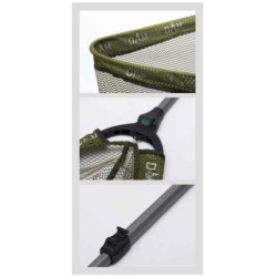 Minciog DAM Crosspower Landing Net 2.20m 50x50x40cm 6mm Rubber 2 tronsoane