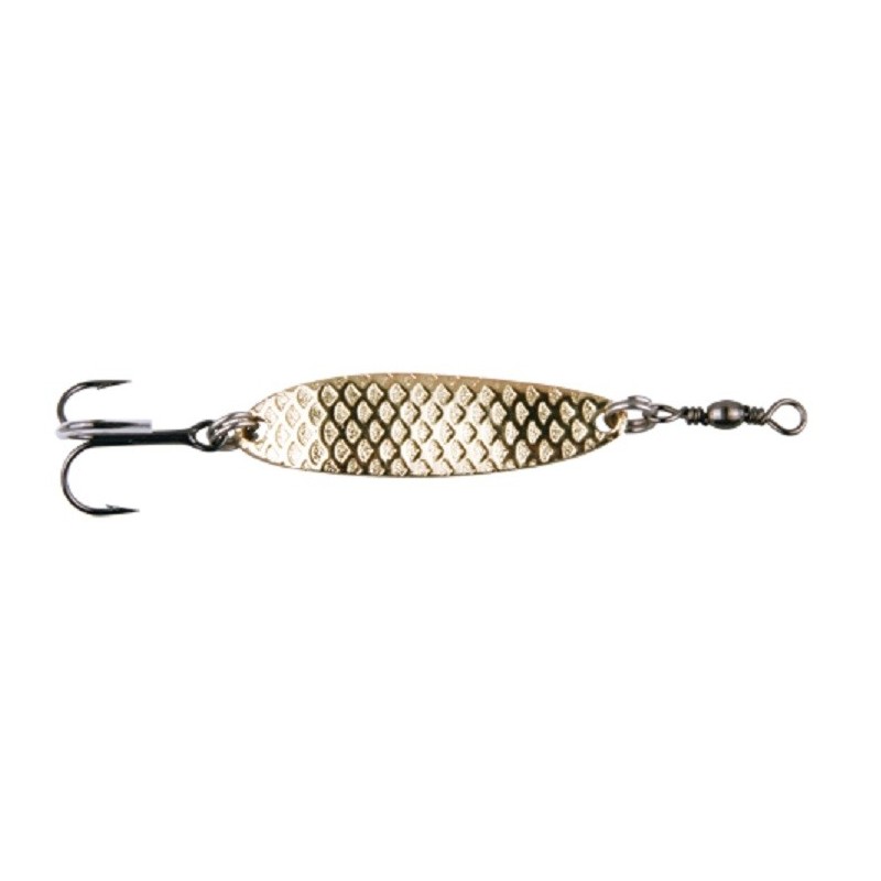 Oscilanta 32gr 95mm DAM Effzett Slim Standard Spoon Silver Gold