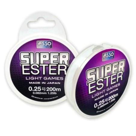 Fir Asso Super Ester 200m 0.117mm White-Fluo