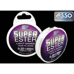 Fir Asso Super Ester 200m 0.090mm White-Fluo