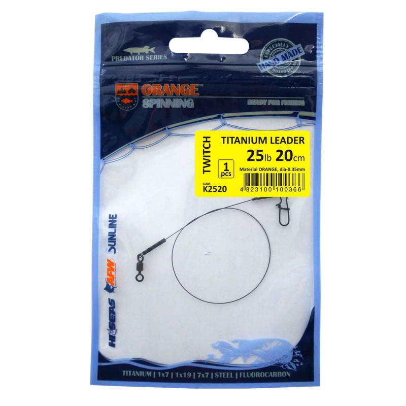 Struna Orange 6kg 20cm Titanium Leader